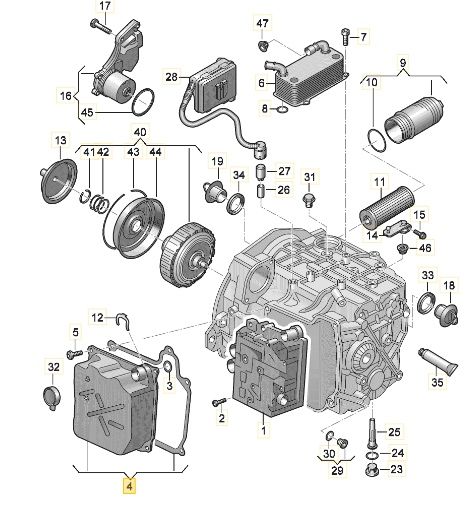 ремонт КПП DSG DQ381 DQ250 DQ500