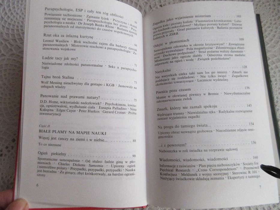 Niewytłumaczalne zjawiska Farkas obwoluta oprawa twarda 1994