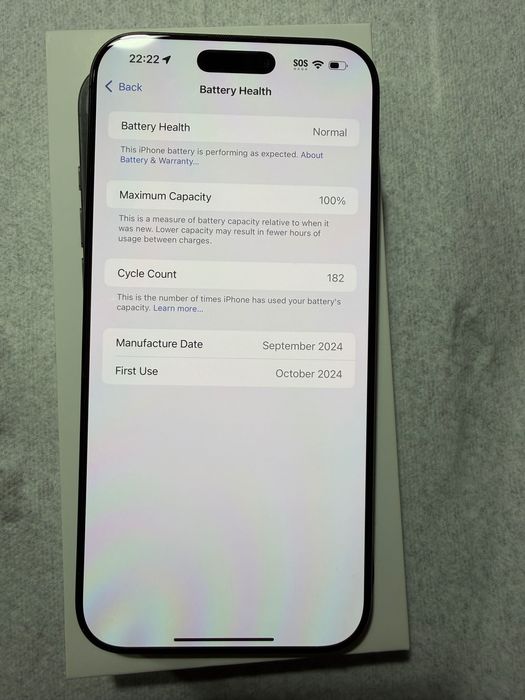 iPhone 16 Pro Max 256gb Black Titanium, neverlock, фіз сим