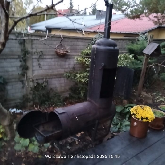 Wędzarnia używana typ parowóz.