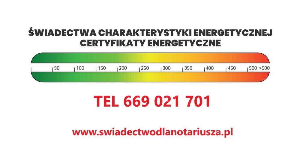 Świadectwa Charakterystyki Energetycznej Certyfikaty Energetyczne SChE
