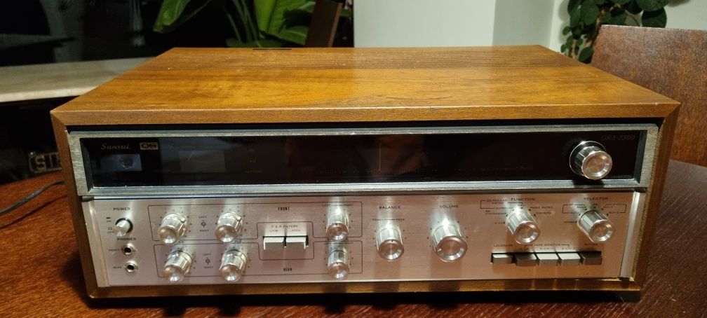 Amplituner sansui qrx 3500,vintage,quadro,monster