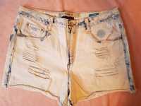 Krótkie spodenki jasne jeans dżins zaraz 36