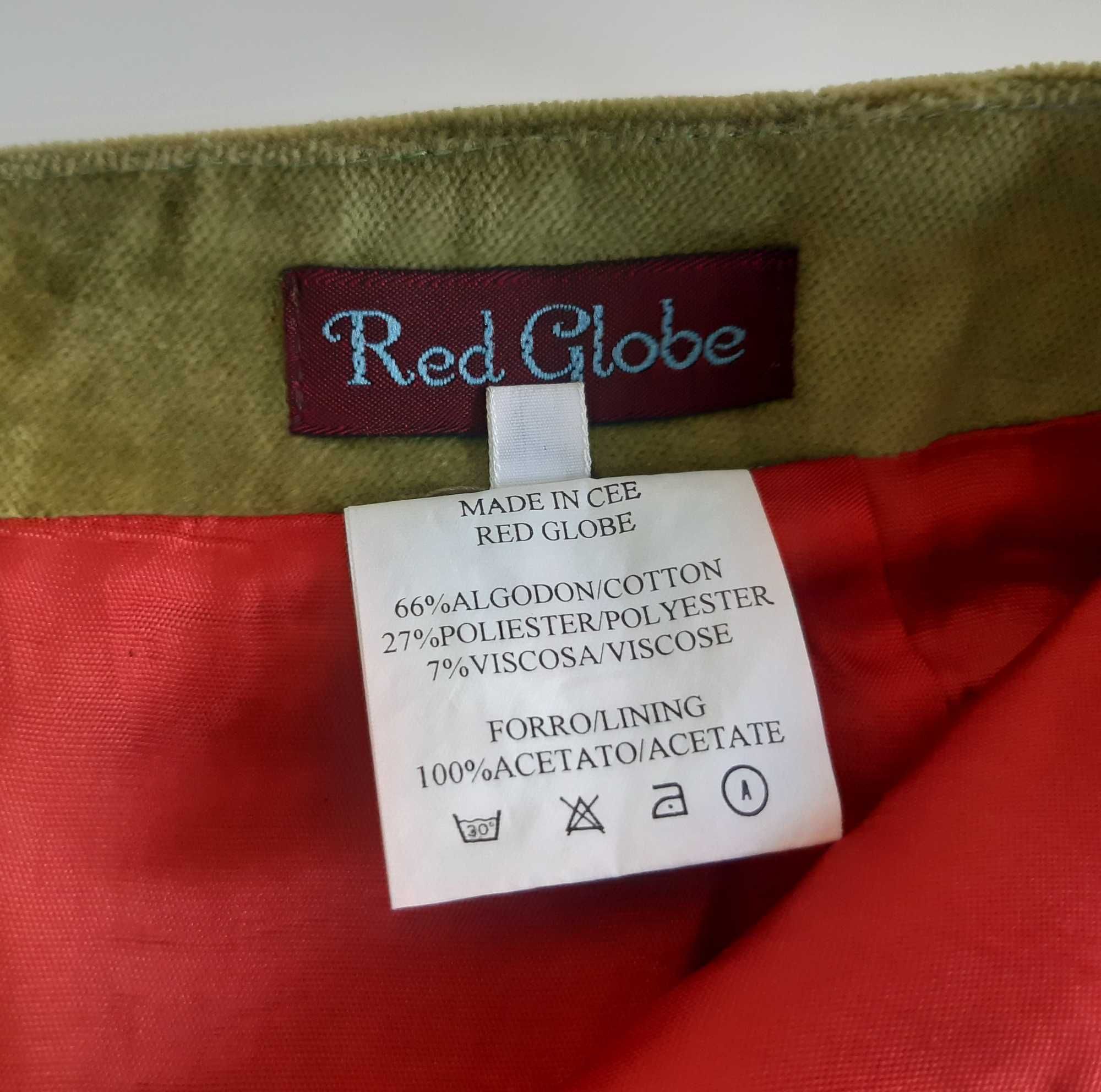 Mini Saia Verde Inverno Red Globe Estimada tam. 38