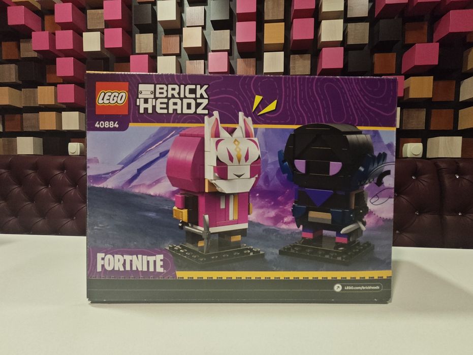 Констоуктор LEGO Brick Headz Fortnite 40884 Фігурки Drift і Raven
