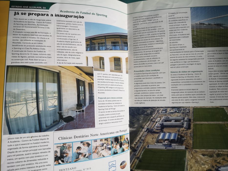 Jornal O Sporting - Edição Especial Novo Estádio, 2003