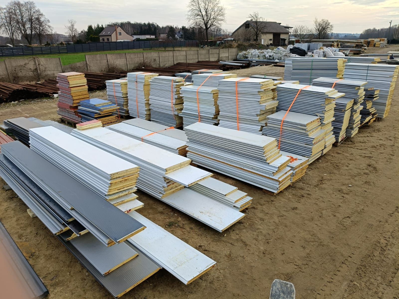 Płyta warstwowa 40mm, panel bramowy