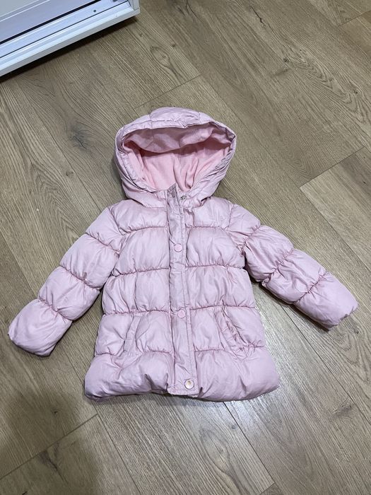 Зимовий пуховик куртка рожева на дівчинку