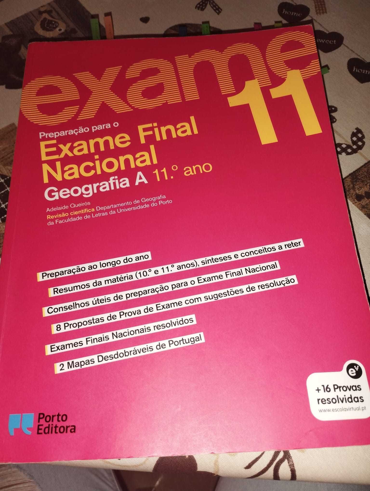 LIvros preparação exames 11º ano Filosofia e Geografia