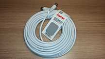 Kabel Antenowy - HAMA - Kabel Koncentryczny - DVB-T2 - 10 metrów