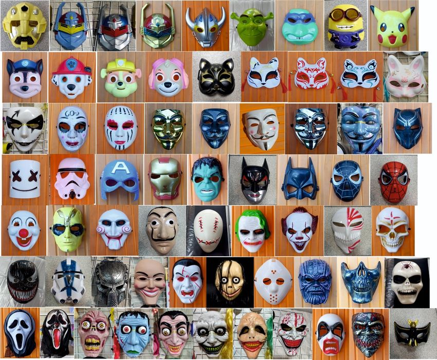 Карнавальні маски 110/90 грн.