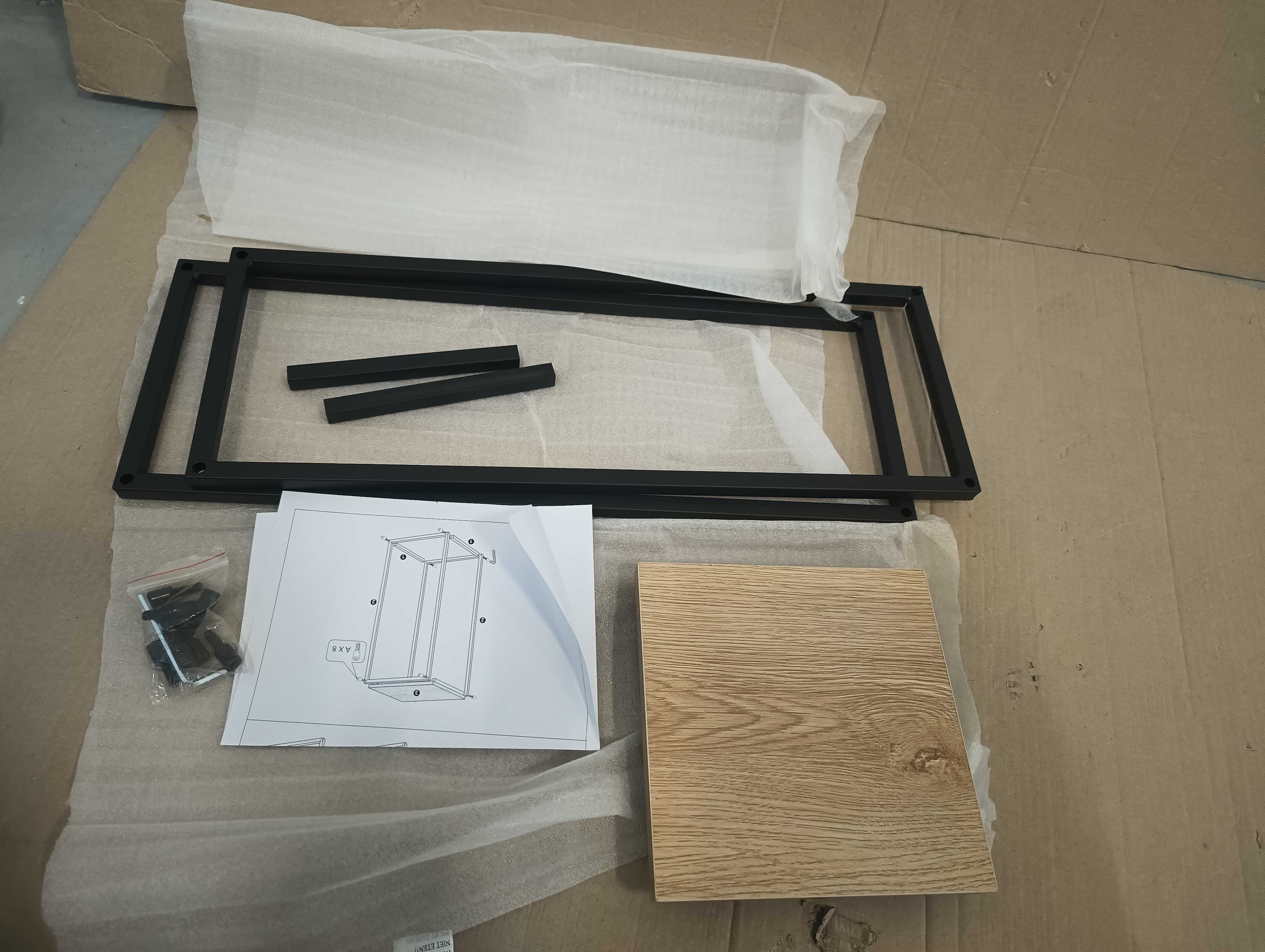 HAKU Möbel Kolumna na kwiaty MDF dąb czarna 19x19x54cm NOWE