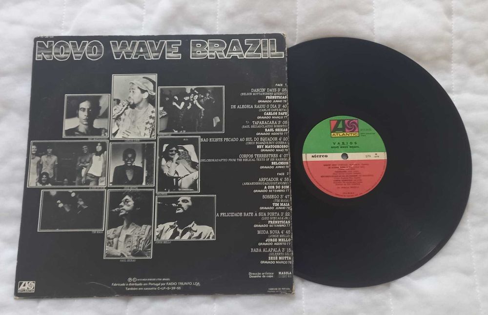 Various ‎– Novo Wave Brazil LP Raro 1978