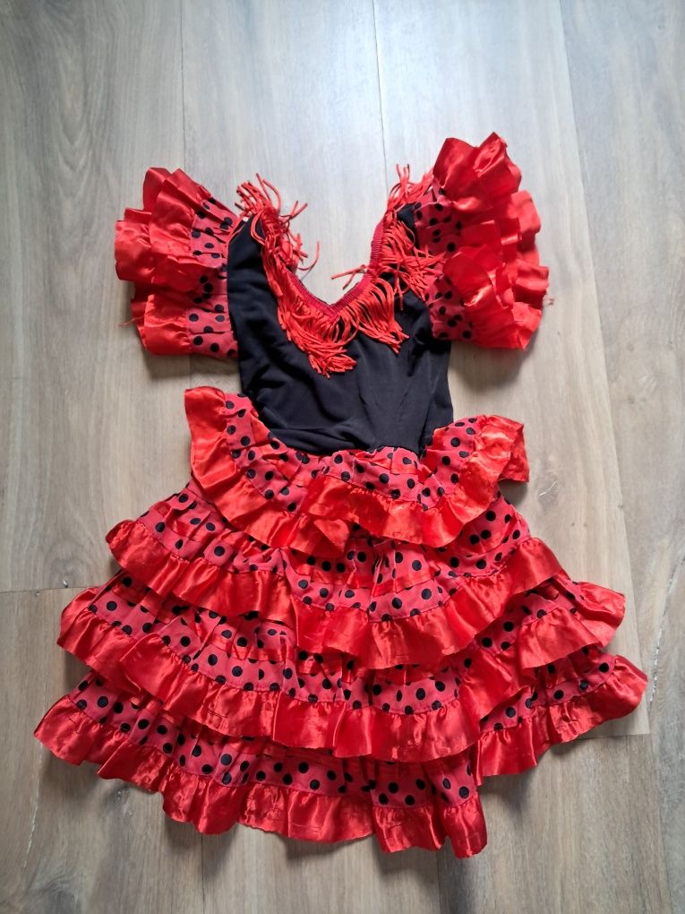 Flamenco hiszpanka 92, 18-24 sukienka strój przebranie
