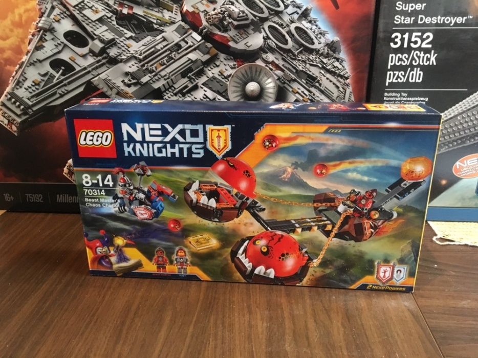 Lego 70314 Nexo Knights Rydwan Nowe MISB Wycofany Unikat