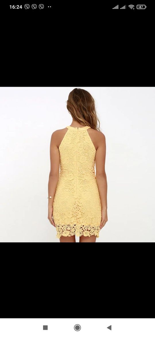 Продам красивое жёлтое платье!!!