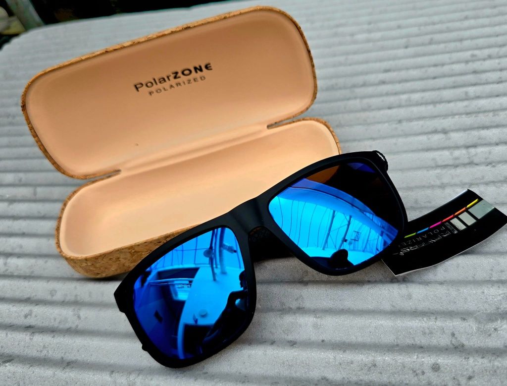 Modne stylowe okulary przeciwsłoneczne męskie marki Revers nowe