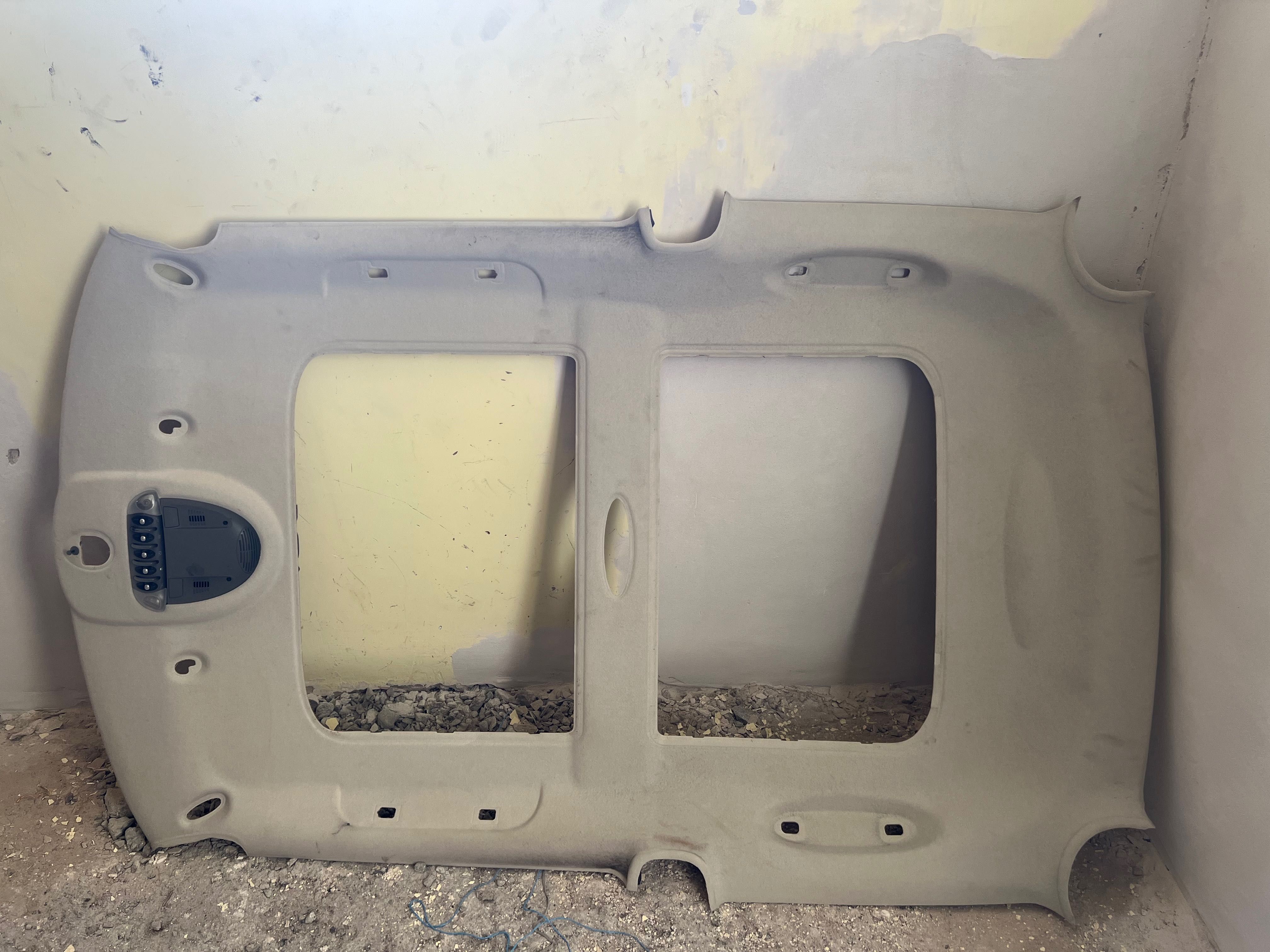 Обшивка потолка, потолок, стеля  Mini Cooper R56