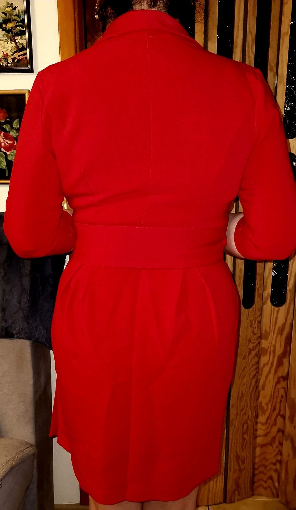 Czerwona sukienka ONE