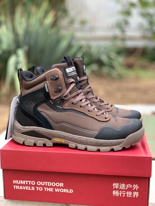Черевики зимові чоловічі Humtto коричневі  (41-46) термо водостійкі