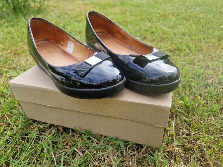 Półbuty skóra lakierowane