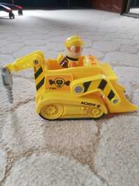 Psi patrol rubble figurka pojazd spychacz buldożer