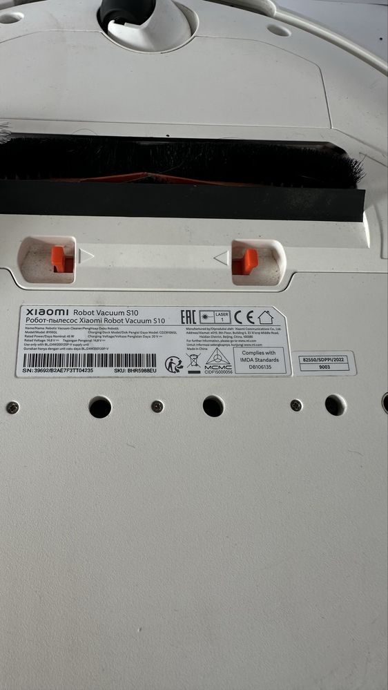 Робот - пилосос Xiaomi Robot Vacuum S10 White