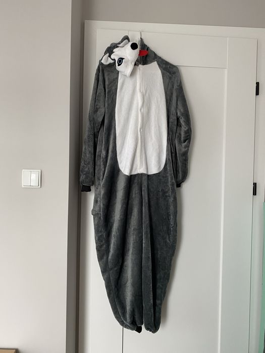Kigurumi piżama jednoczęściowa onesie piesek husky