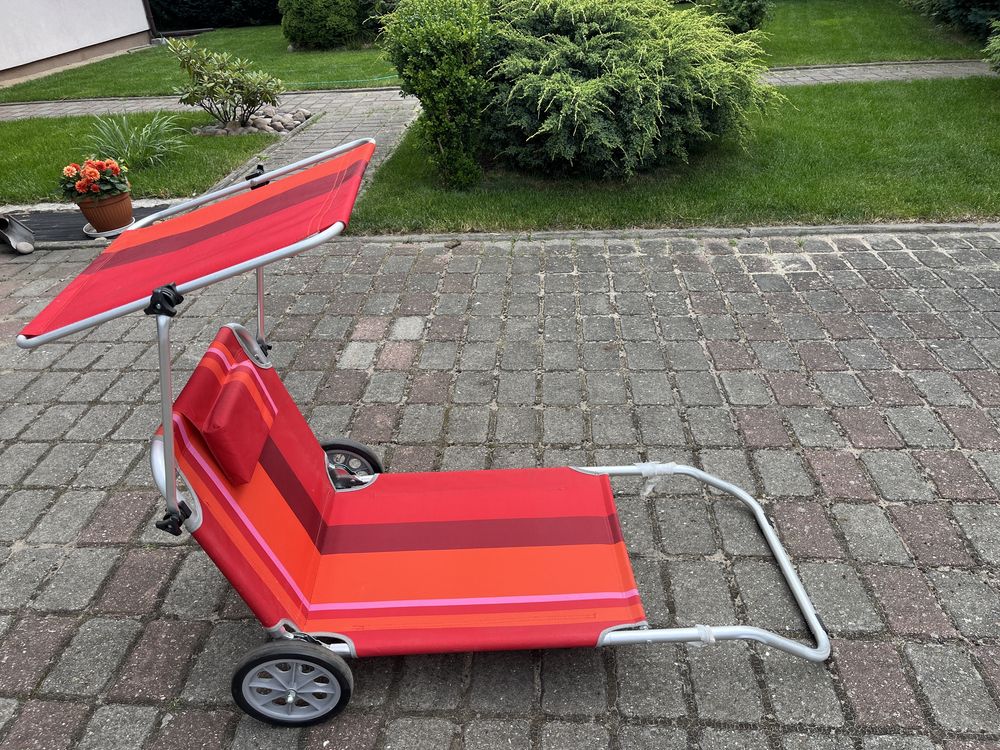 Leżak-wózek na plażę x 2 szt