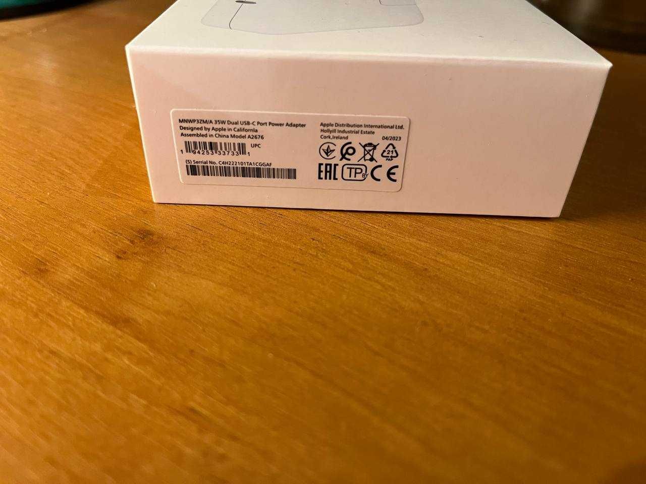 Зарядка для макбука, айфона, айпада apple 35w