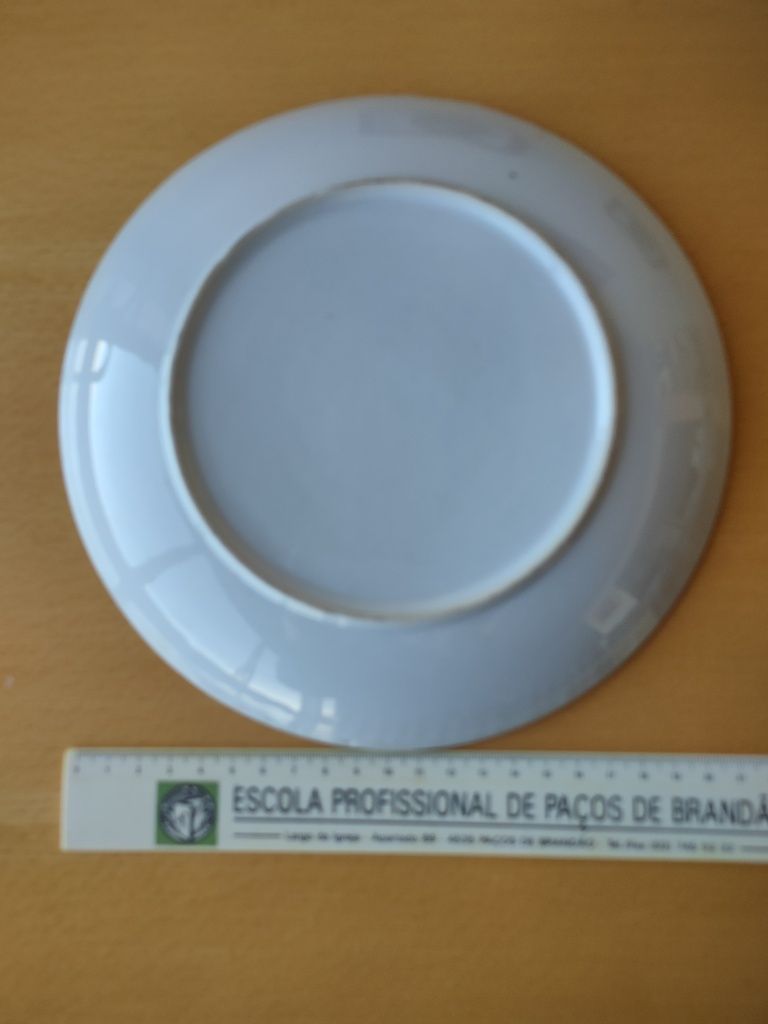 Conjunto de pratos decorativos.