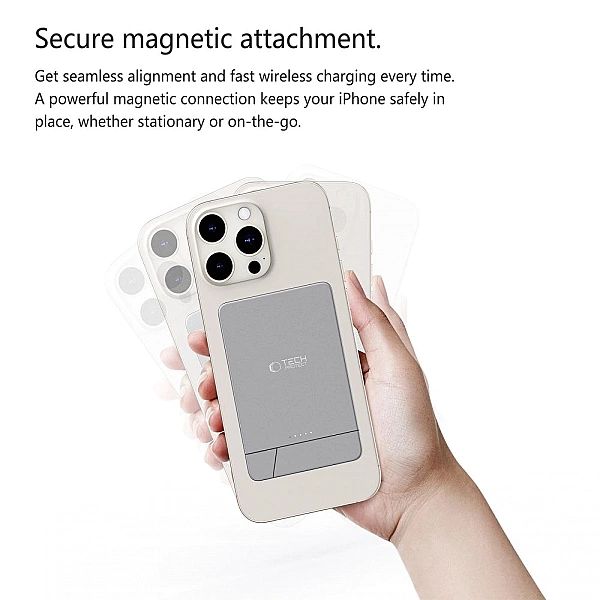 Tech-Protect Pb14 Lifemag Magsafe Power Bank 5000Mah Space Grey