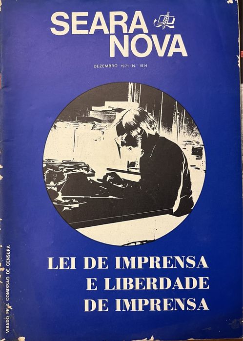 Vendo revistas Seara Nova (1971)