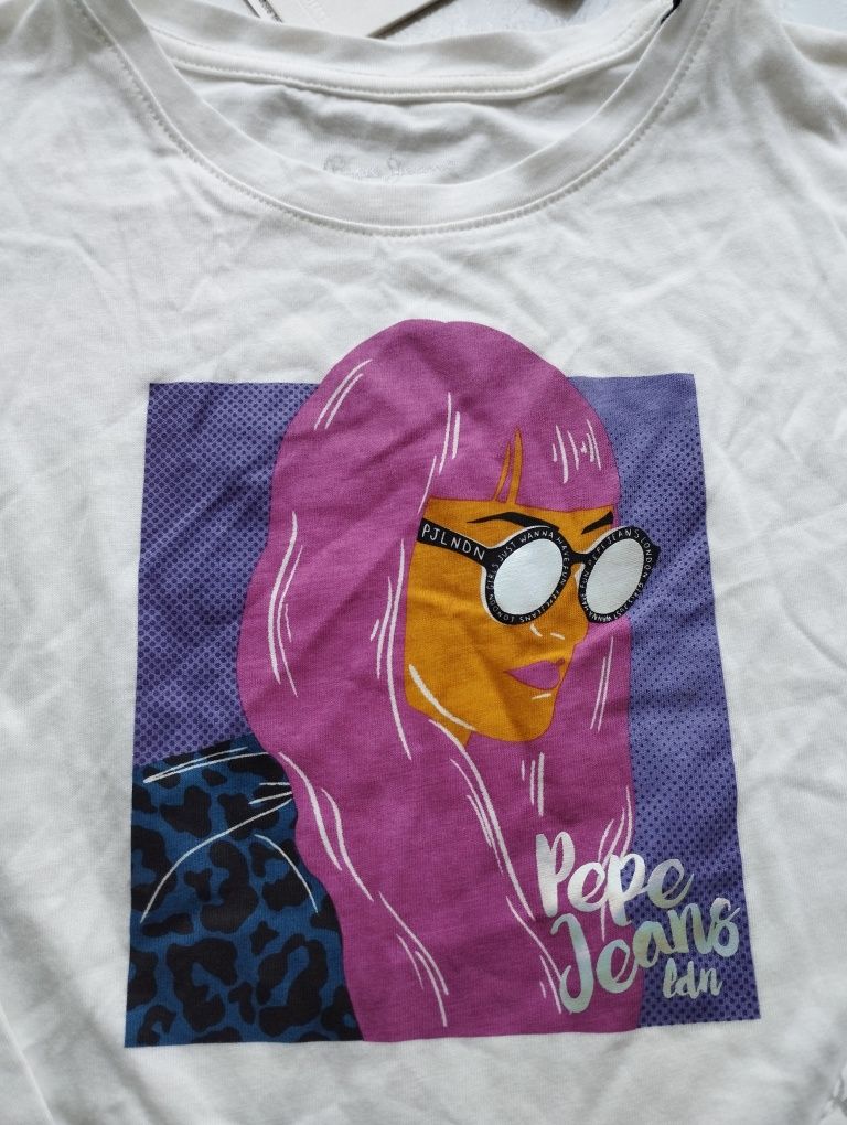 Camisola Branca Nova da Pepe Jeans - 8 anos