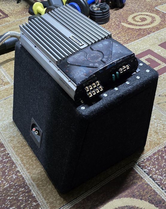Subwoofer + amplificador macrom