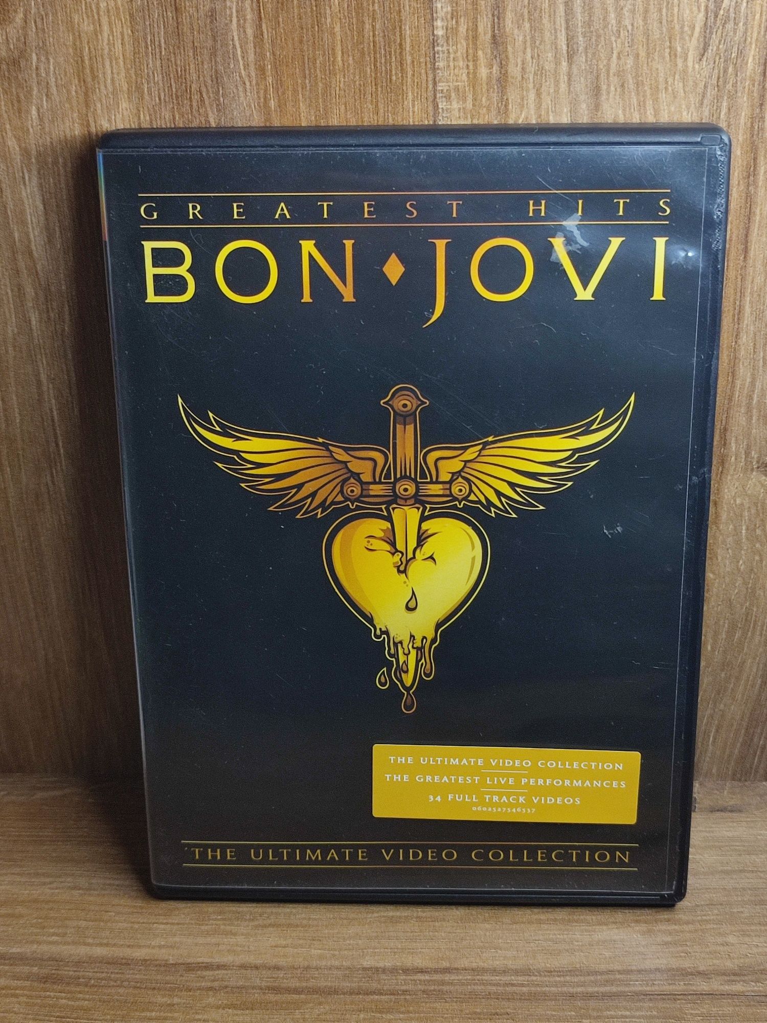 DVD диск музыка Bon Jovi Greatest Hits клипы, концерты live оригинал