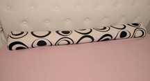 2 rolos de espuma para cama, capas removiveis