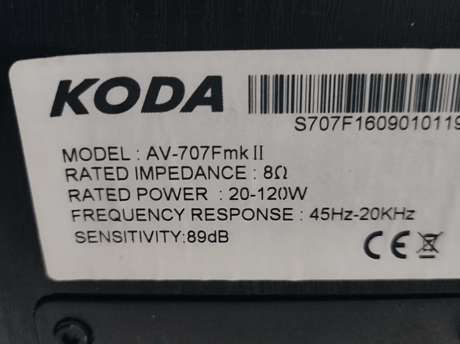 Zestaw głośników KODA 5.0 AV-707 kino domowe