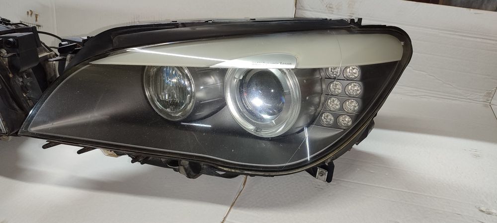 Lampy przód lewa prawa Bmw 7 F01 F02 2008 - 2015 Bi Xenon Led Skrętny