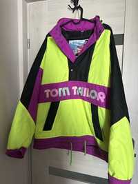 Tom Tailor retro kurtka  bluza kolorowa vintage over size unisex