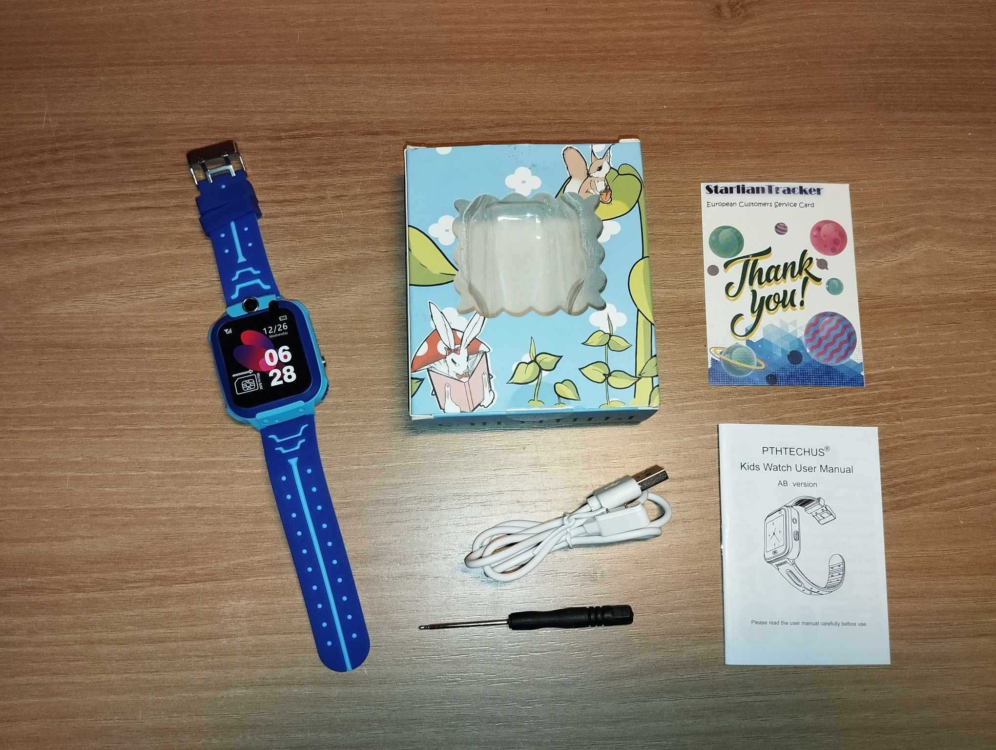 Smartwatch - Zegarek - Niebieski