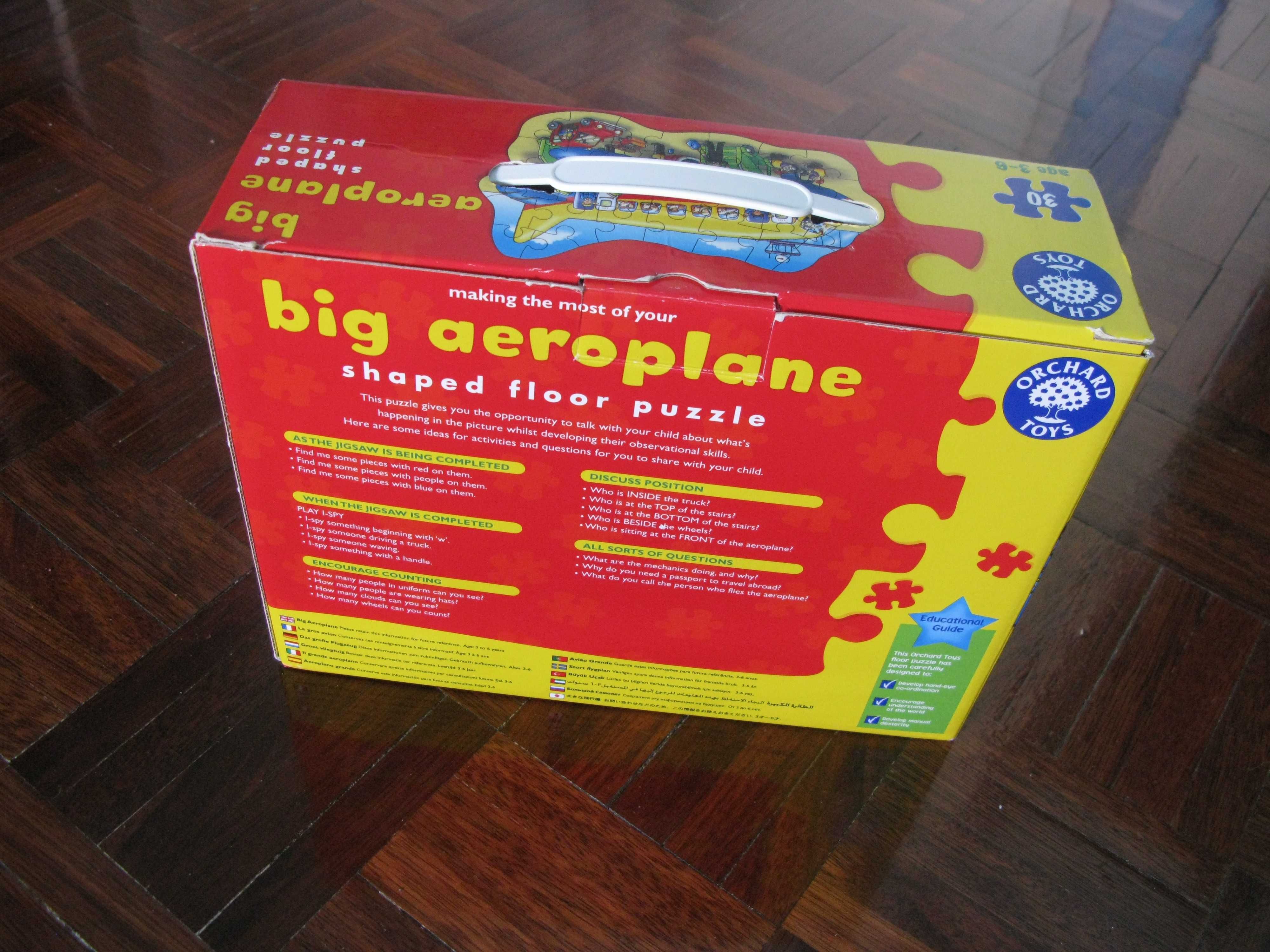 Puzzle Orchard Toys Big Aeroplane (Avião)
