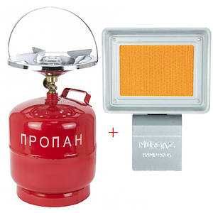 Балон Газовый Газовий 5л 8л 10л 12л 20л 27л Обігрівач Шланг Редуктор