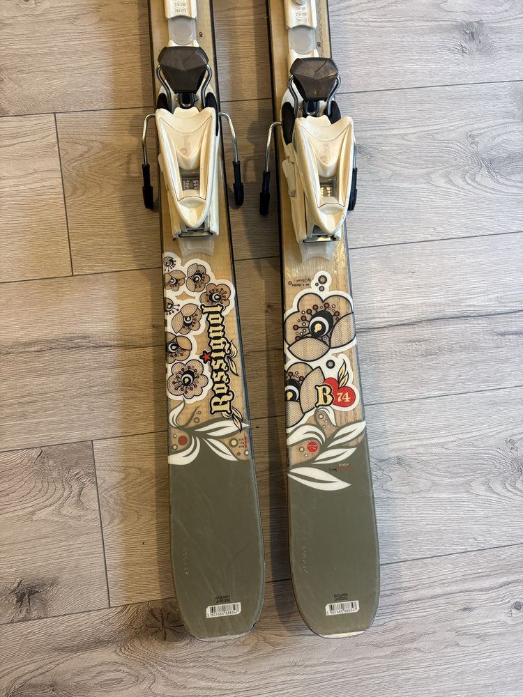 Narty rossignol b74 154cm damskie