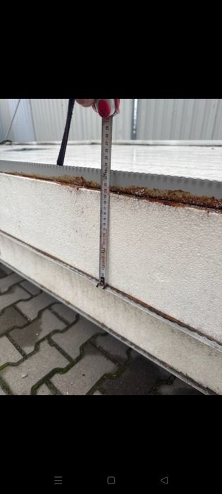 Płyty warstwowe ocieplane Dach i ściany 550m2