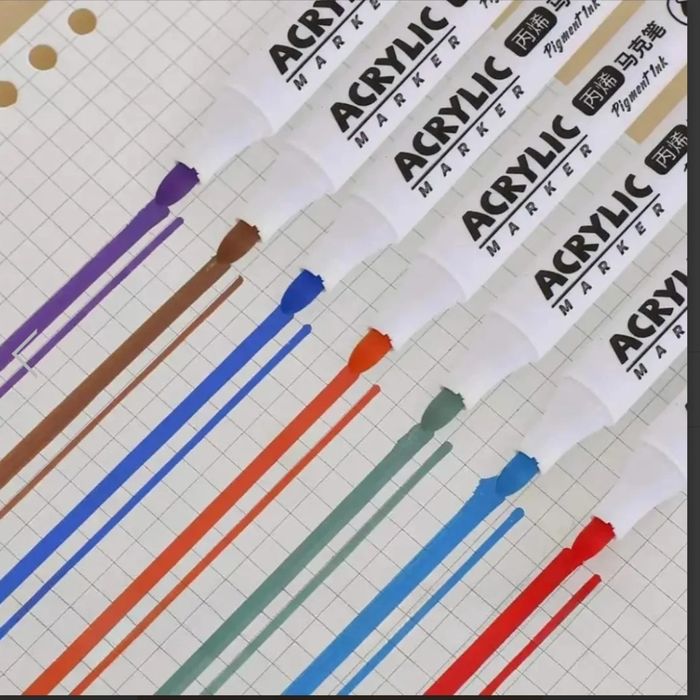 Акрилові маркери Acril-80 - 80 кольорів для безмежної творчості, Акрил