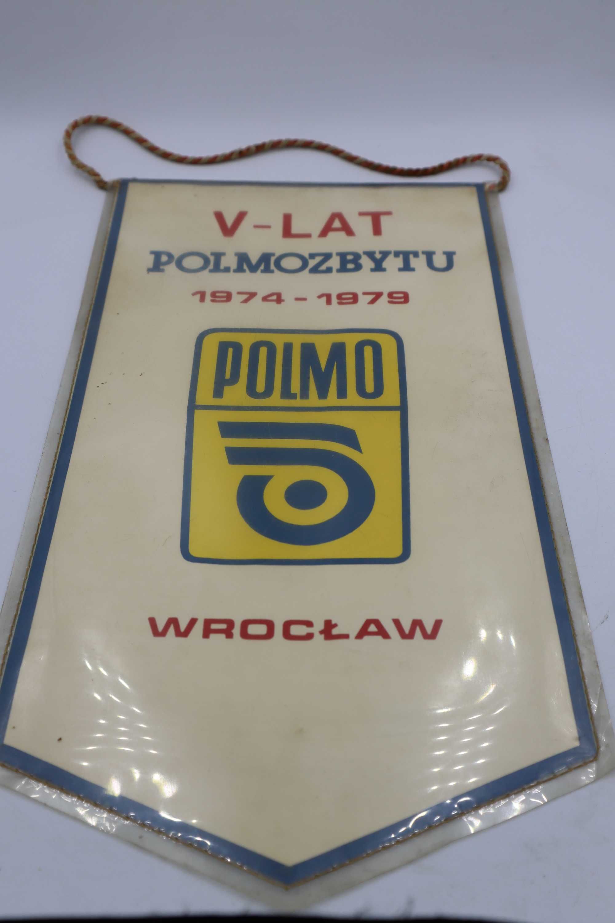 Proporczyk 5 LAT POLMOZBYTU Wrocław 1974/1979