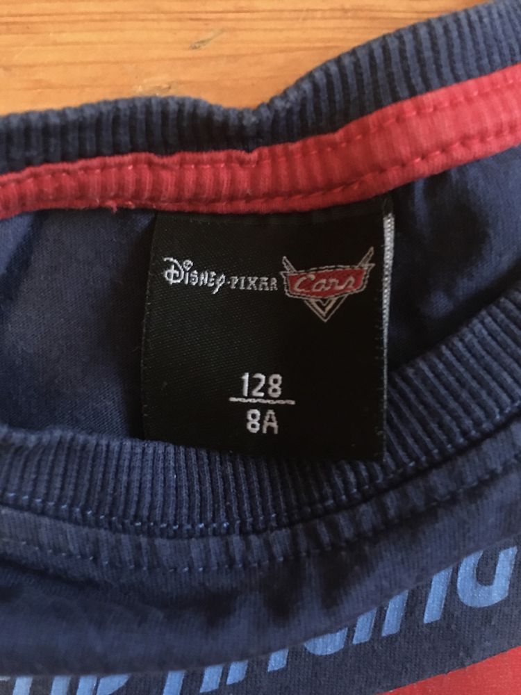 Koszulka chłopięca, t-shirt Zygzak Mc Queen, Disney Cars, 128