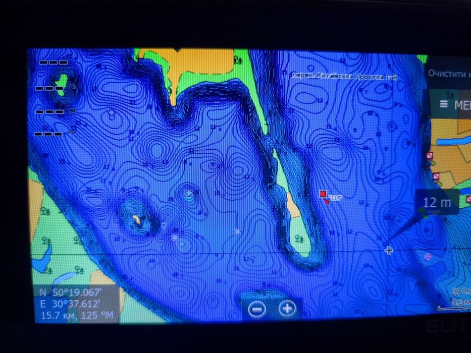 Карти для єхолота Lowrance Navionics 43XG та C-Map весь Дніпро , Десна