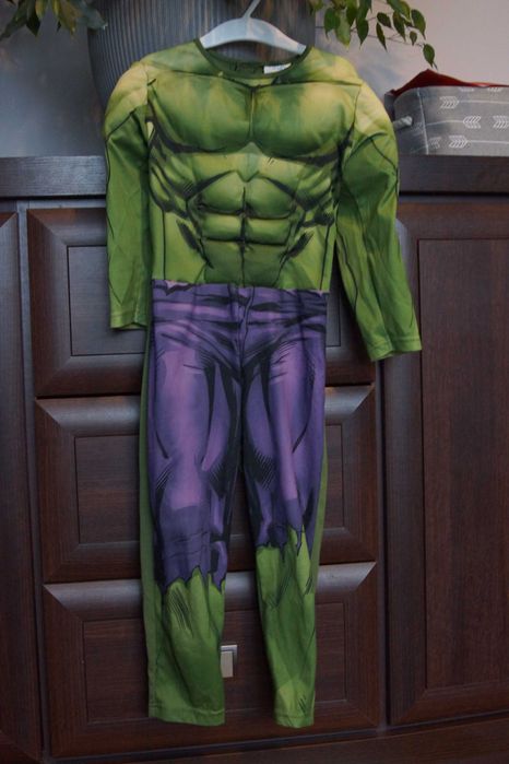 Kostium Hulka H&M, roz. 98/104 z maską